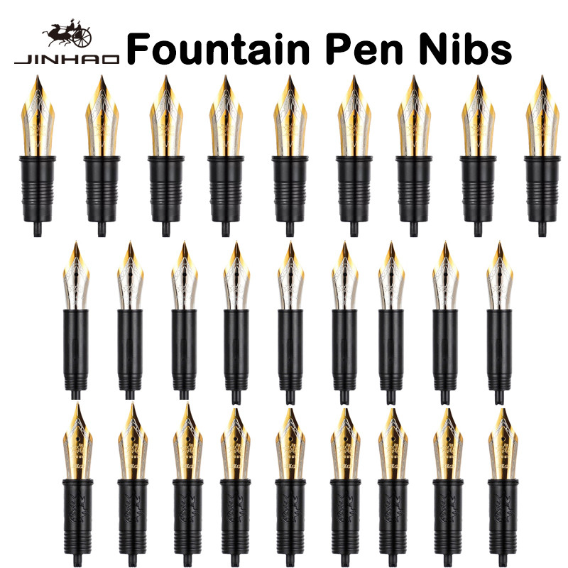 1/3 Pcs Jinhao Fountain Pen Iridium Replaced Ef/F/M Nib For 9019/X159/82/82 /100/9056/9036