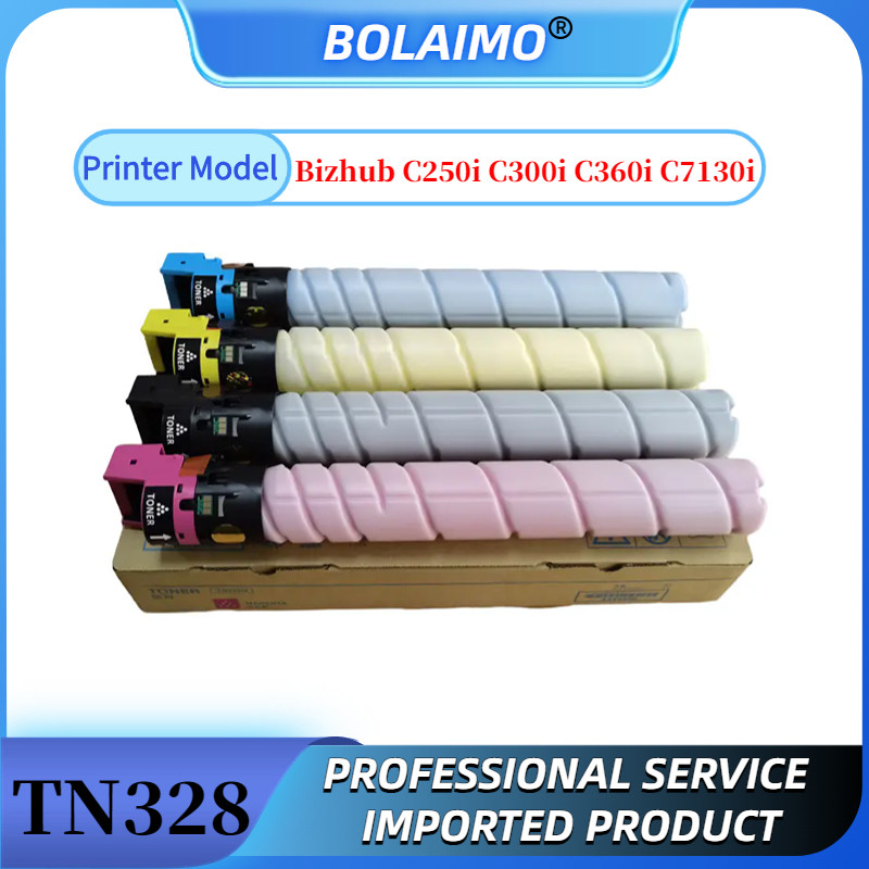 1Pcs Tn328 Toner Cartridge For Konica Minolta Bizhub C250I C300I C360I C7130I Japan Compatible