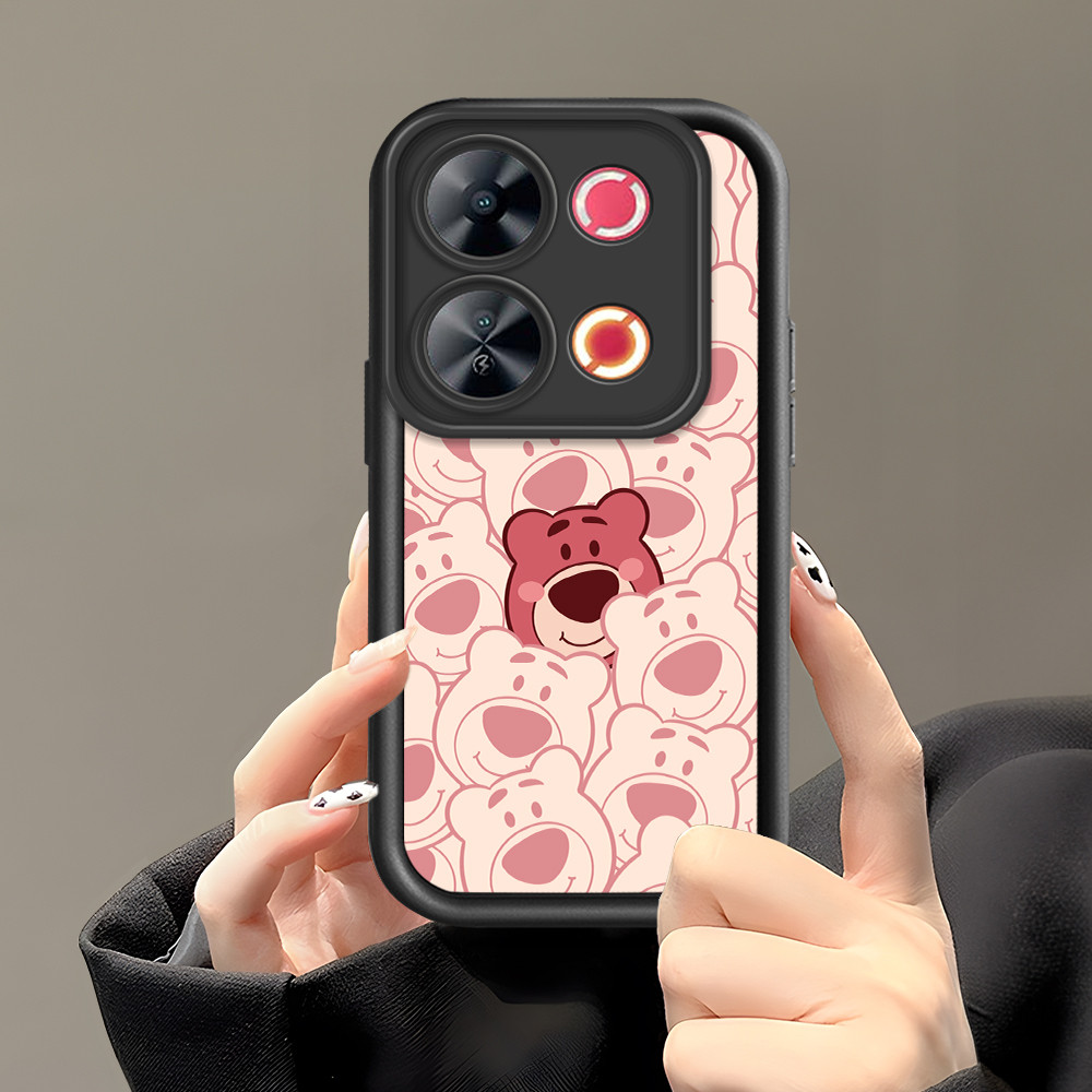 Softcase Fashion Phone Case For Itel P65 Soft Anime Kartun Beruang Lucu Motif Casing Ponsel Untuk So