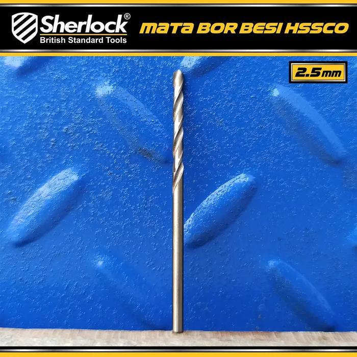 SHERLOCK MATA BOR BESI HSSCO 2.5 MM (bisa untuk STAINLESS STEEL)