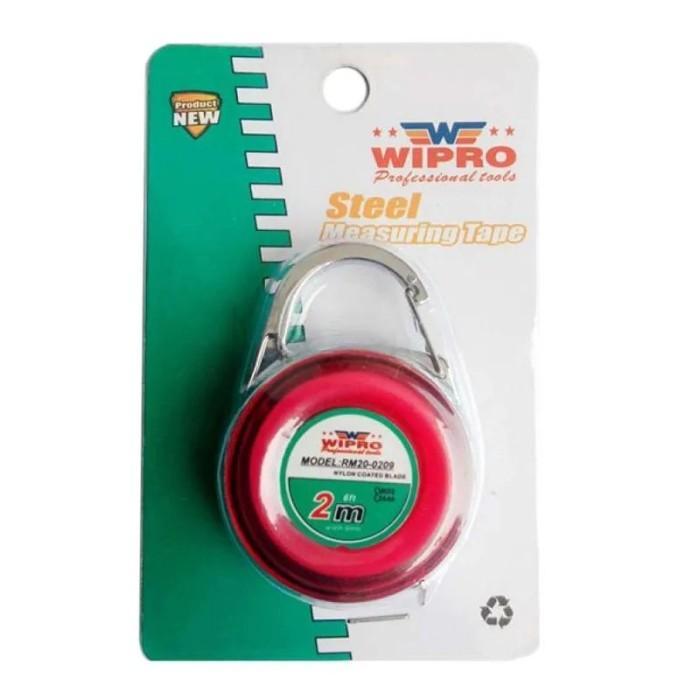 WTFT- Meteran Gantungan Kunci Mini 2M Wipro Meteran 2 Meter Gantung Wipro