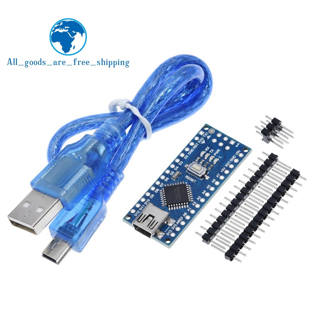 Tzt Nano Atmega168 Controller Compatible For Arduino Nano Atmega168Pa-Au Ch340 Ch340C Replace Ch340G