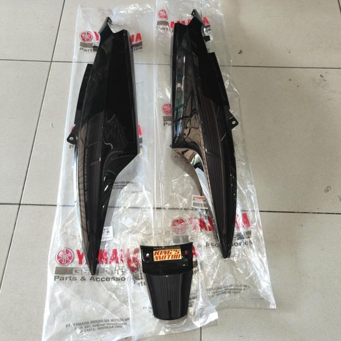 COVER BODY MIO KARBU, MIO SMILE, MIO SPORTY (5TL) + TAIL HITAM ORI