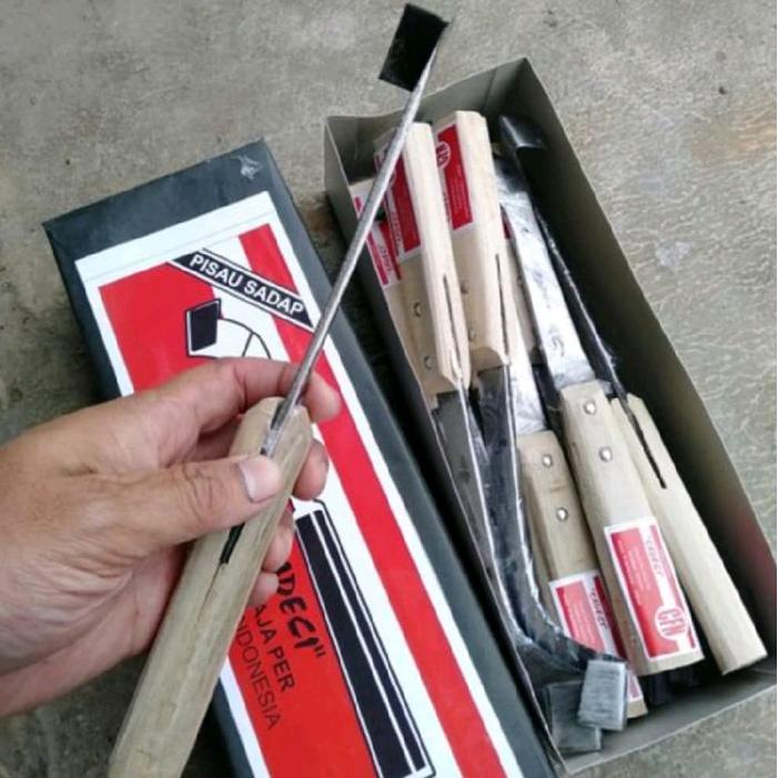 PISAU SADAP KARET SADECI PISAU KARET UNTUK PENGUPAS KARET DAN PANEN KARET ALAT BANTU KERJA DI KEBUN