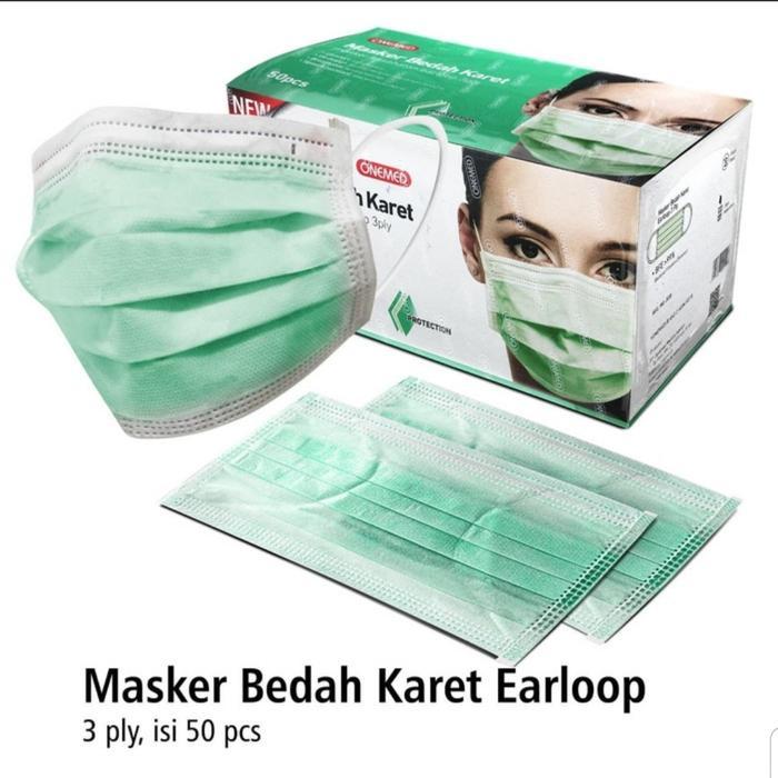 MASKER BEDAH KARET ONEMED/MASKER MEDIS ONEMED