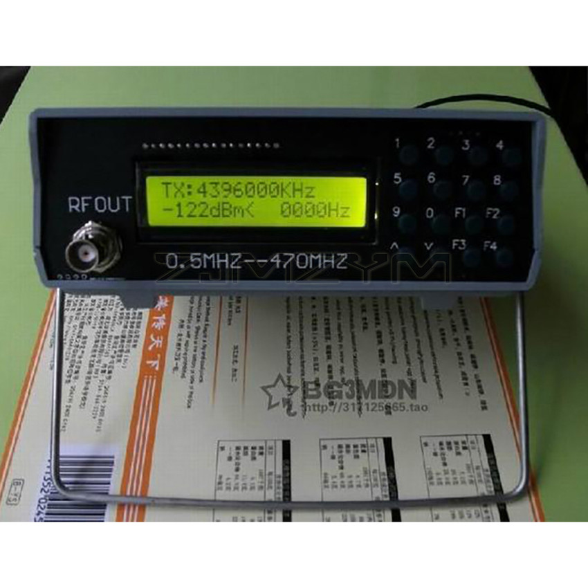 - Signal Generator 0.5Mhz-470Mhz Rf Signal Generator Meter Tester For
