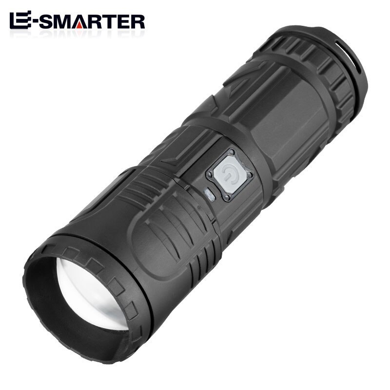 Telescopic Zoom Laser Powerful LED Flashlight USB Rechargeable Waterproof Zoom Fishing Hunting LED F
