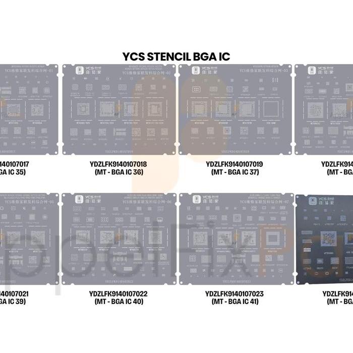 zmaa- Ycs Bga Stencil Ic Samsung Universal Mediatek