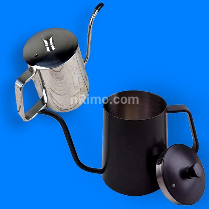 Teko Kopi Leher Angsa Stainless Steel Gooseneck Kettle Coffee Ketel
