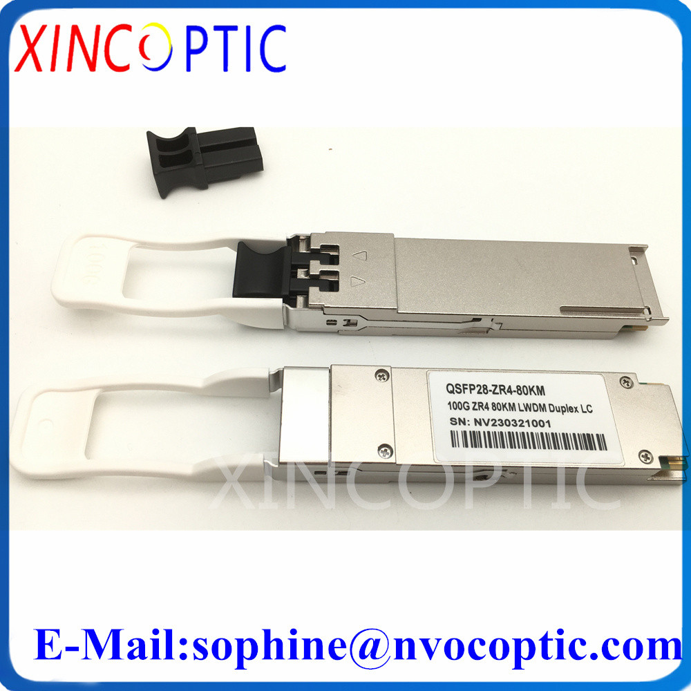 Cheap 100G Qsfp28 Zr4 80Km Sm 1310Nm Lc Duplex Qsfp-100G-Zr4 Law Wdm