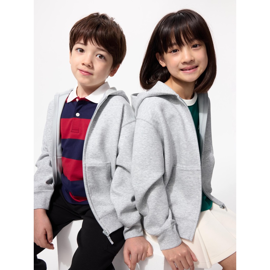 Uniqlo KIDS Jaket Hoodie Dry Sweat Ritsleting