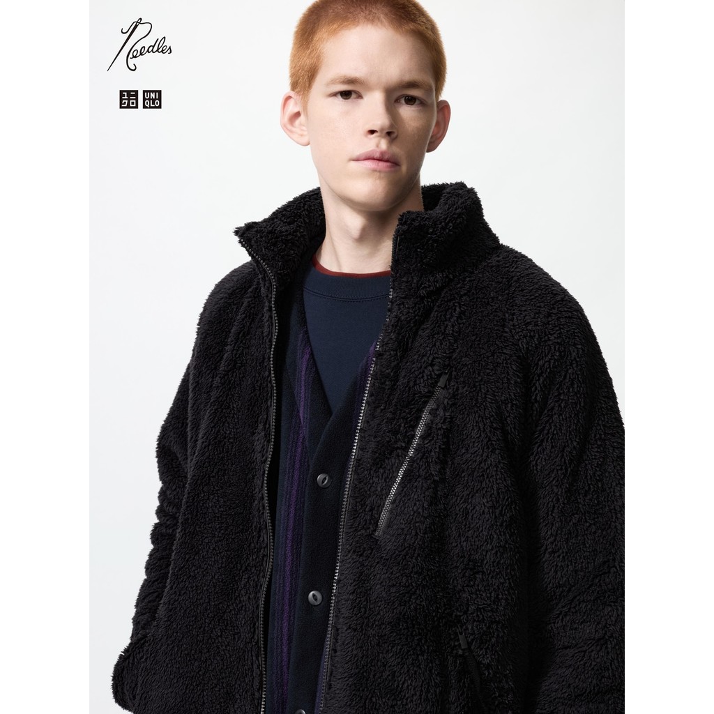 Uniqlo Jaket Fleece Ritsleting