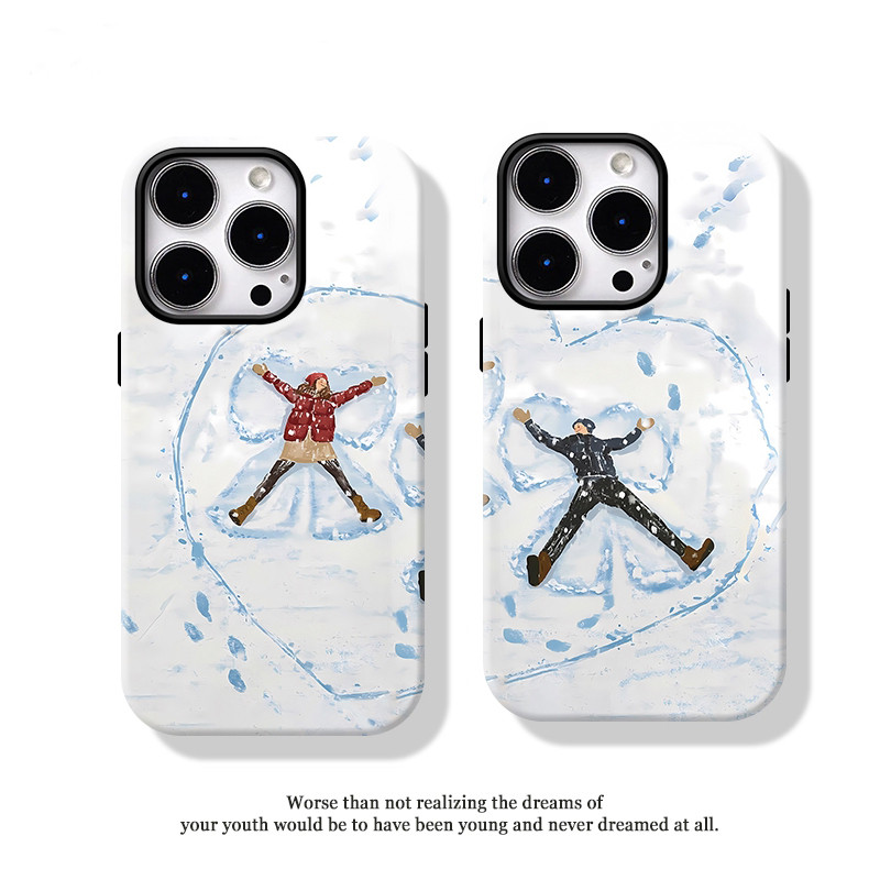 Aesthetic Salju Premium Couple Case Hp Infinix 9 8 Plus 50 Pro 5G 50I Smart 10 60 60I Note 40 Hot 30