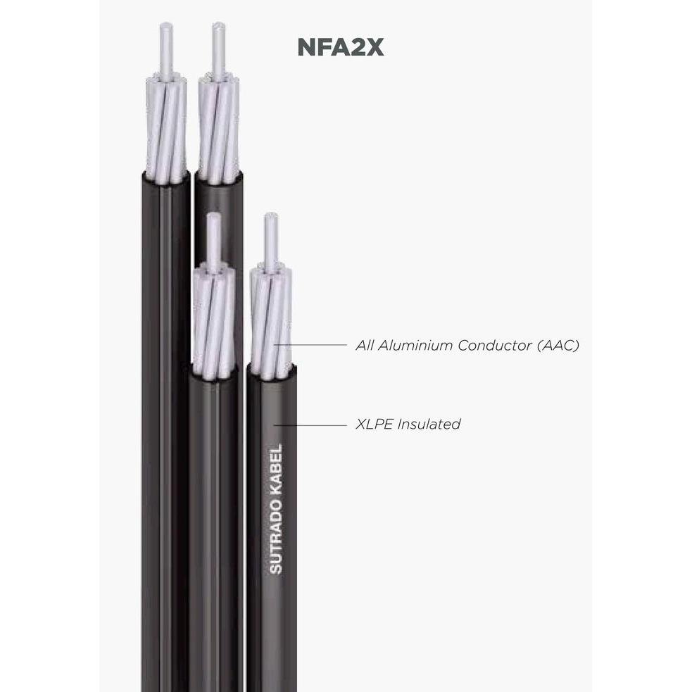 OUTNEW- Kabel Pln, Tic, Sr, Twisted Nfa2X 4X25Mm2 Sutrado (4X25Mm 4X25 Mm)