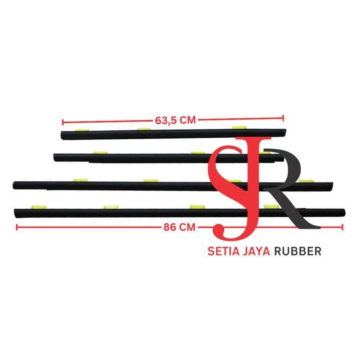 Karet Pelipit Kaca Bagian Luar Mobil Honda CRV GEN 2 2003 2004 2005 2006 2007