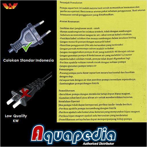 Aquila P-1200 Pompa Celup Aquarium Submersible Water Pump