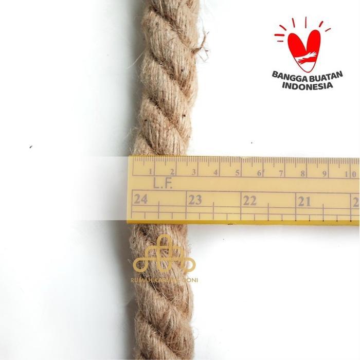 XXTOOL- Tali Tambang Goni 24Mm - Tambang Rami Besar - Tali Pagar Ayunan - Tali Tarik Tambang -