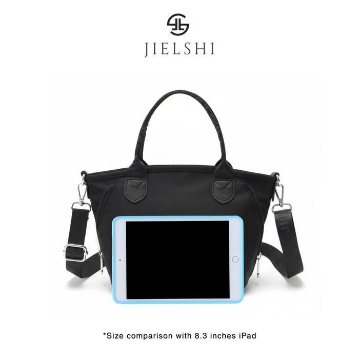 Jielshi Vareta 3772 #- Tas Selempang Wanita Bahan Parasut Premium Muat Dompet Panjang Hp Bisa Cod