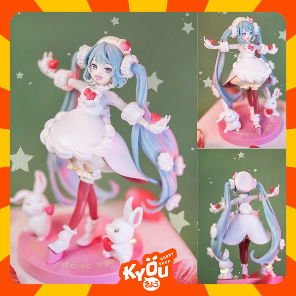 Sweet Sweets Figure Hatsune Miku - Strawberry Shortcake (17cm)