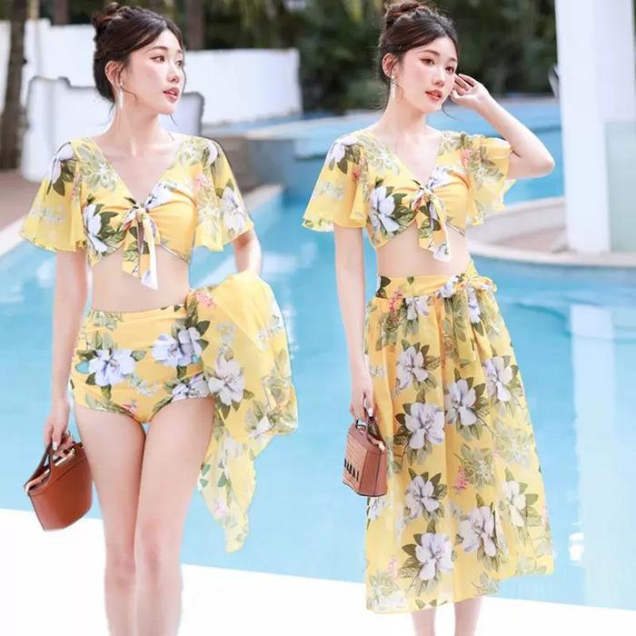 Premium Murah Bikini set outer Wanita Pantai baju renang murah premium import sexy bali beachwear