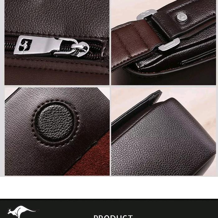 dap Tas selempang polo kulit pria import ori premium tas slempang polo ori