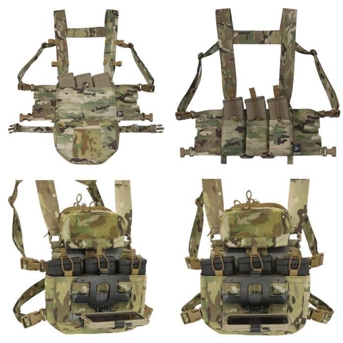 Chest Rig Wide Ferro Concepts Reps - Tas Dada Modular - Multicam Black