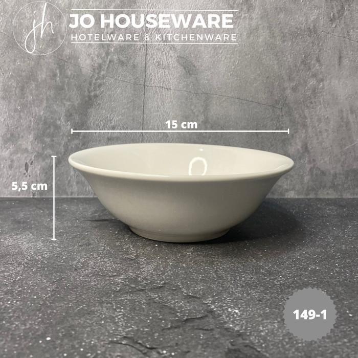 SALE Mangkok bakso keramik putih polos hotelware / Mangkok bakso resto 149 Termurah