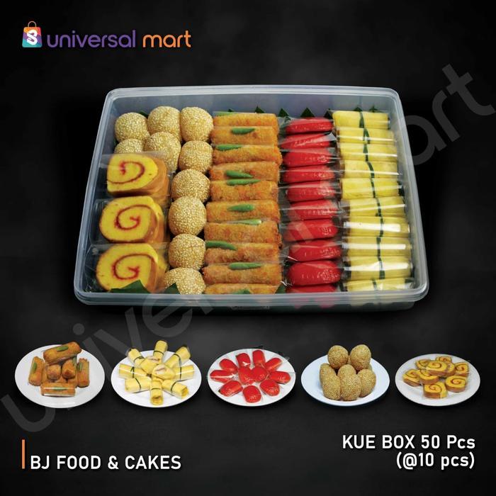 Kue Box - Paket Kue Basah 50 Pcs Bisa Request Promo Premium