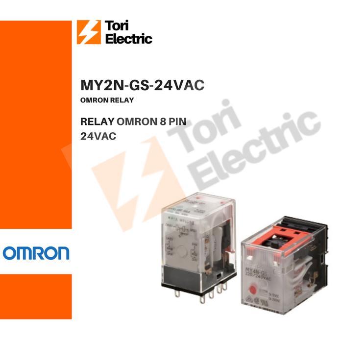 ototr- Omron Relay My2N-Gs-24Vac My2N Gs 24Vac 100% Ori