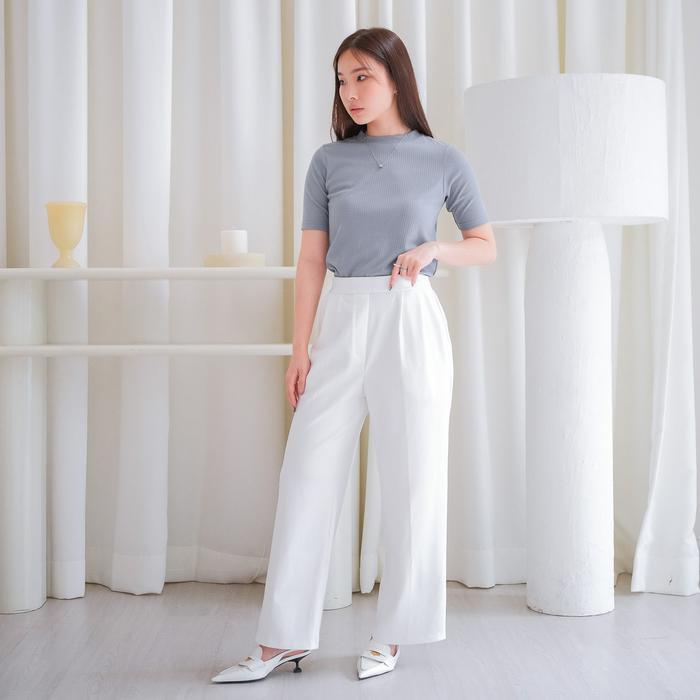 OTWARE- Isla Inara Pants - Celana Panjang Wanita - Bawahan - Pants - Bottom - Kulot - Ponte