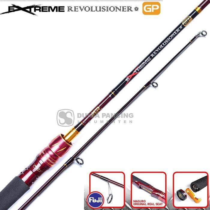Joran Pancing Spinning MAGURO Extreme Revolusioner GP Mancing Kolam Galatama Ikan Mas Free Packing