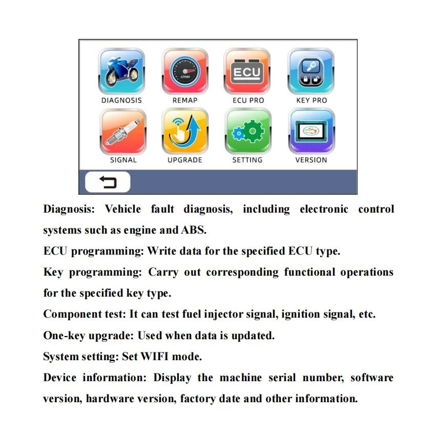 - Mst3000Pro Motorbike Scanner Diagnostic Tool Support Heavy-Duty Efi Motorcycles