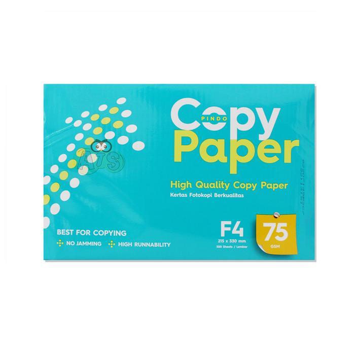Copy Paper Kertas HVS F4 75 Gram Berkualitas Tinggi untuk Fotokopi dan Print 210 x 297 mm 550 Lembar