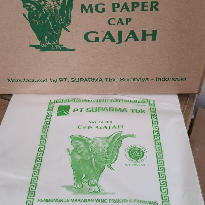 kertas Pembungkus Nasi KFC / kertas burger / Kertas Bungkus Kebab 1 pak isi 100 lembar anti lengket