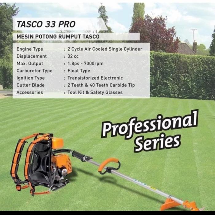 Mesin Babat Potong Rumput Tasco 33 Pro
