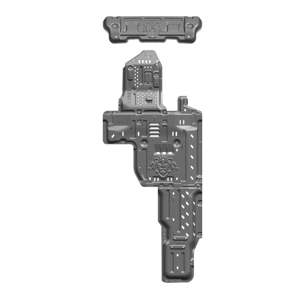 Off-Road Aksesoris Penutup Mesin Pelat Selip Untuk Jeep Wrangler Jl