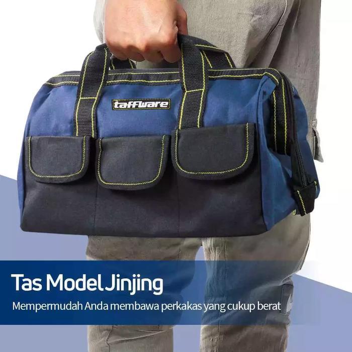 Reaim Tool Bag 23 Inch Tas Perkakas Toolkit Toolbox Tas Simpan Perkakas Multifungsi Waterproof Wear