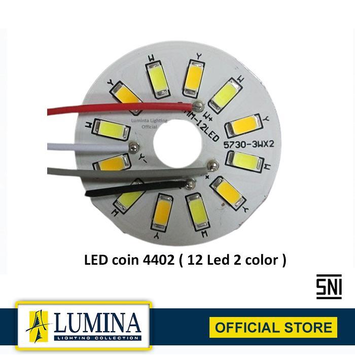 siy4- Lampu Led Plafon Lampu Led Tempel Lampu Led Coin Cahaya 3 Warna - Type