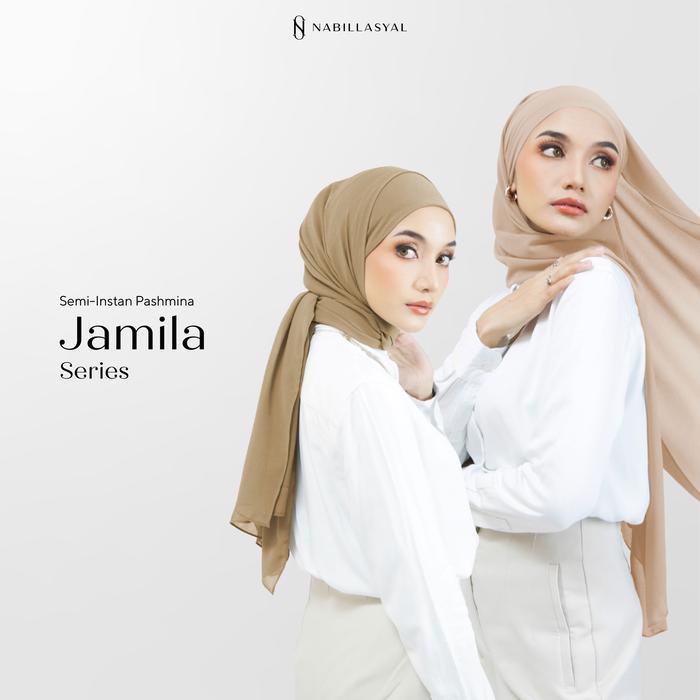 dowg- Nabillasyal Hijab Pashmina Melayu Pashmina Semi-Instant Jamila Series