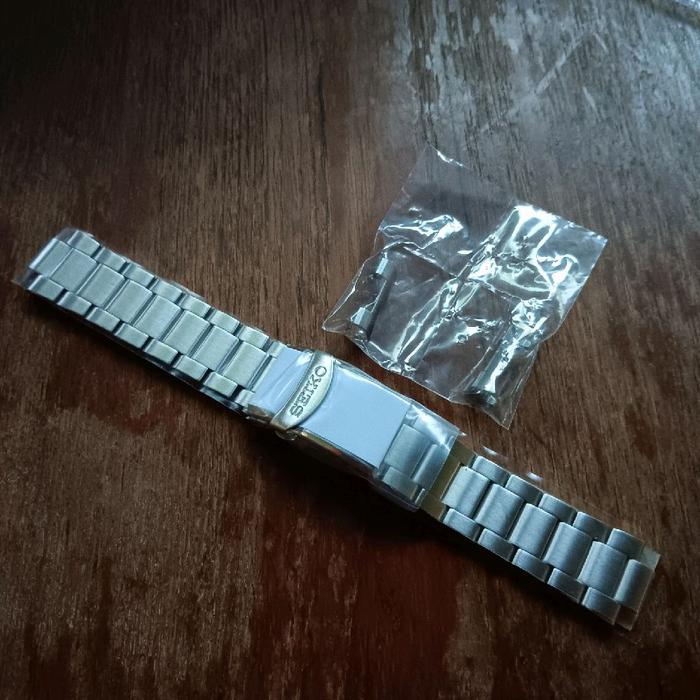 Original Tali Jam Rantai Bracelet Oyster Seiko 22Mm Seiko 5 Srpd Watch