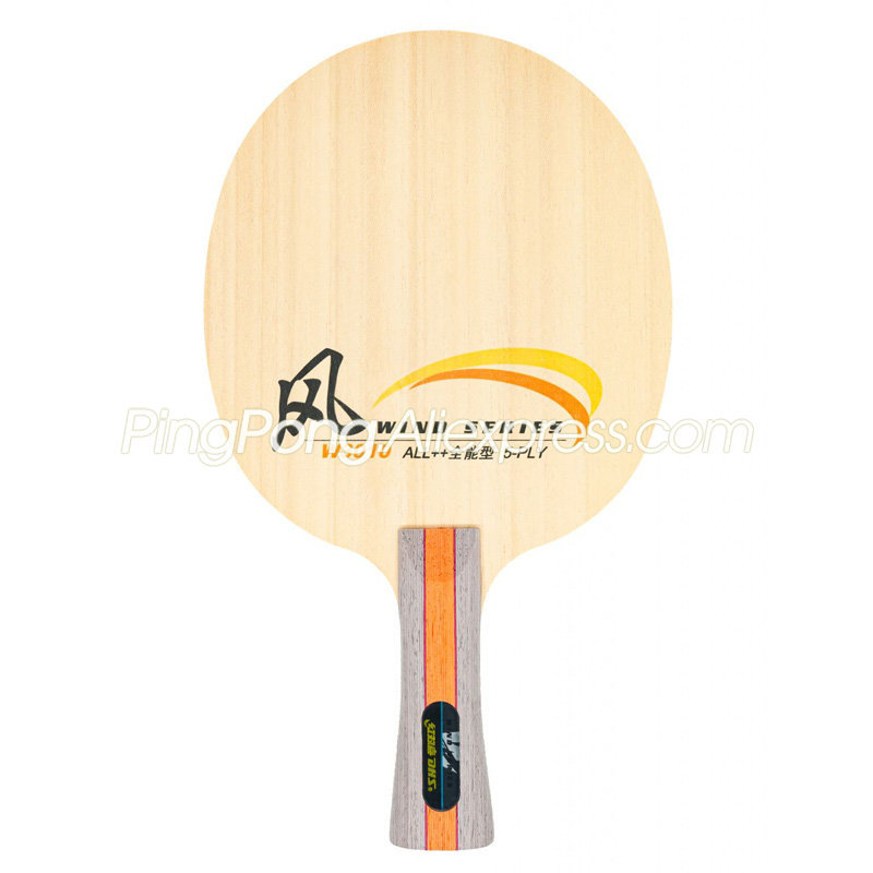Original Dhs W3010 Wind Table Tennis Blade Racket (5 Ply Wood Allround) Ping Pong Bat Paddle