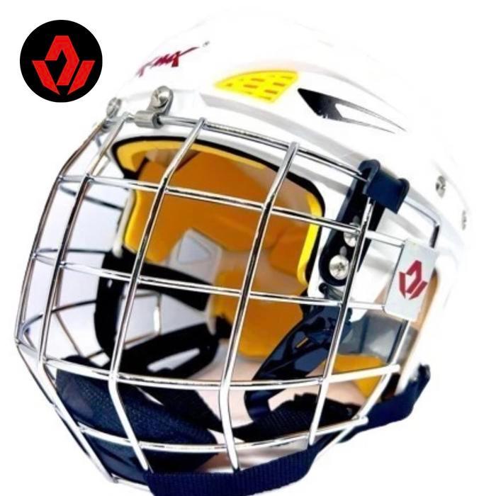 ICE INLINE HOCKEY HELMET WITH CAGE HELM HOKI ES / INLINE LACROSSE