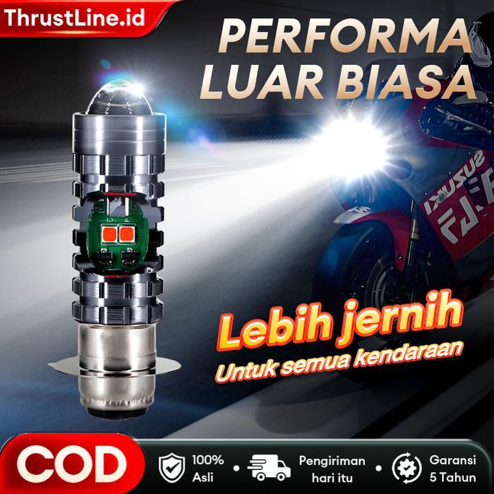 Cod Lampu Led H6 Laser Hi Lo Lampu Utama Motor Led Laser H6 Berkualitas Dan Super Terang H6 Laser 2