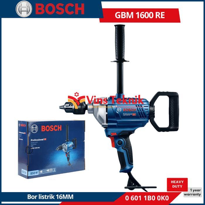 BOSCH GBM 1600 RE Mesin Bor Tangan Hand Drill Machine BOSCH GBM1600RE