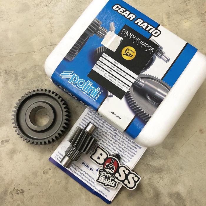 Secondary Gear Ratio Polini Iget Vespa Sprint Primavera GTS S LX
