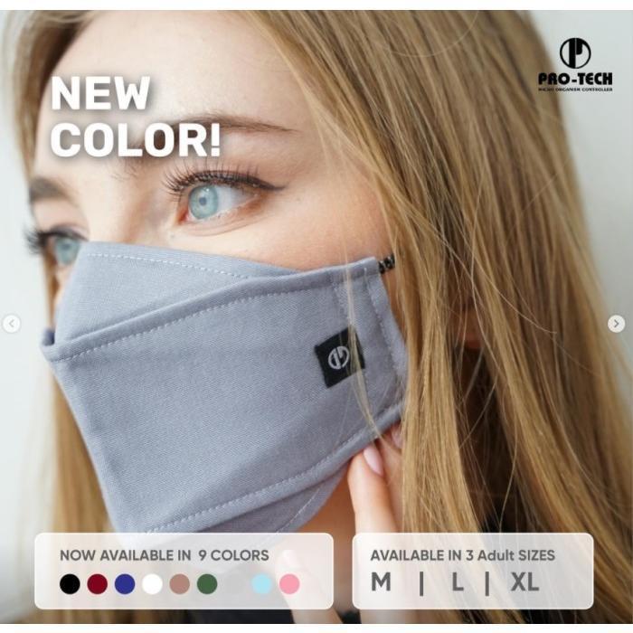 Promo Masker Kain Protech V2 Premium 3 Ply Mask Original