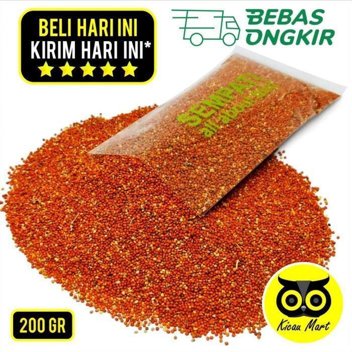 Biji jewawut jawawut sekoi otek pakan burung kenari lovebird siskin