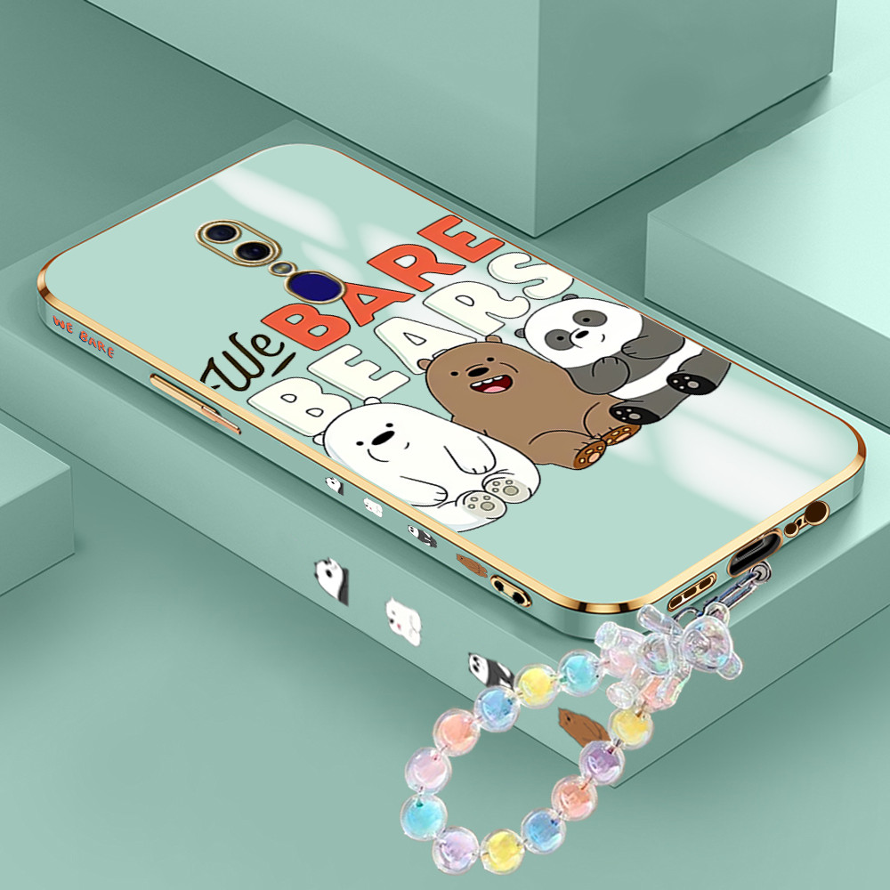 [Pengiriman Jakarta] OPPO A3 A9 2019 F1S F5 PLUS F7 Youth F11 Pro F9 K3 A7X Casing Ponsel Pola We Ba