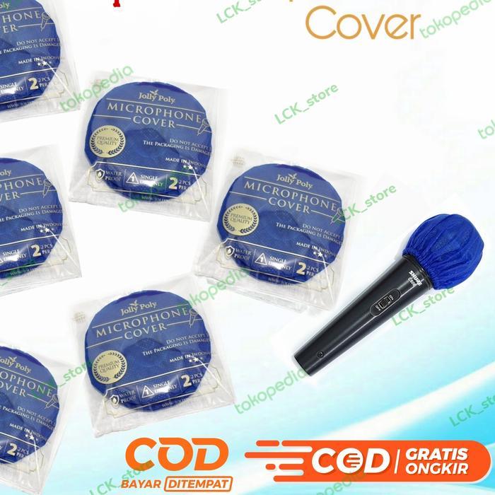 Cover Microphone /Cover Mic /Sarung Microphone/Tisu Mic/Pembungkus Mic Original