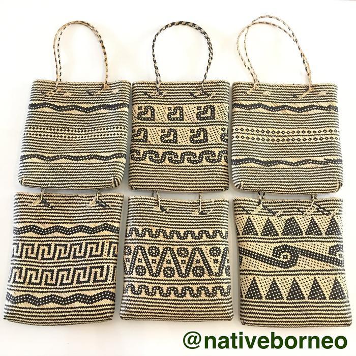 Murah Tas Anyaman Rotan Ajiro/Tas Anyaman Dayak, Anjat Terlaris